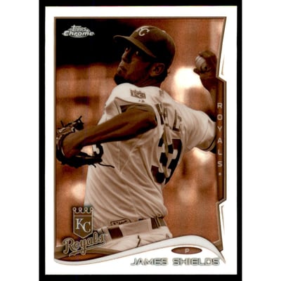 2014 Topps Chrome Sepia Refractors #85 James Shields