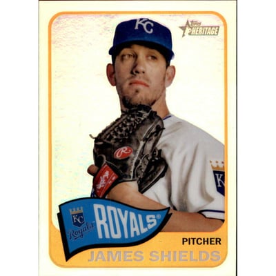 2014 Topps Heritage Chrome Refractors #449 James Shields