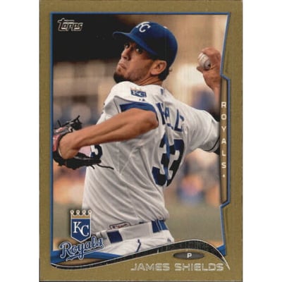 2014 Topps Mini Gold #214 James Shields