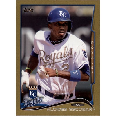 2014 Topps Mini Gold #514 Alcides Escobar
