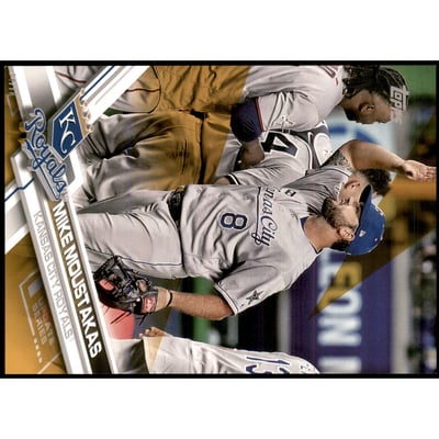 2017 Topps Update 5x7 Gold #US77 Mike Moustakas