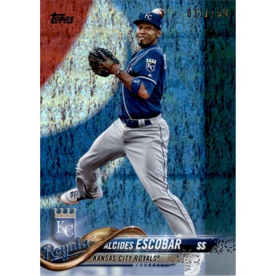 2018 Topps Factory Set Foilboard #630 Alcides Escobar