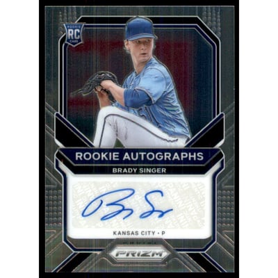 2021 Panini Prizm Rookie Autographs #77 Brady Singer