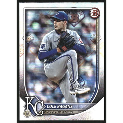 2025 Bowman Retro Logo Pattern #40 Cole Ragans