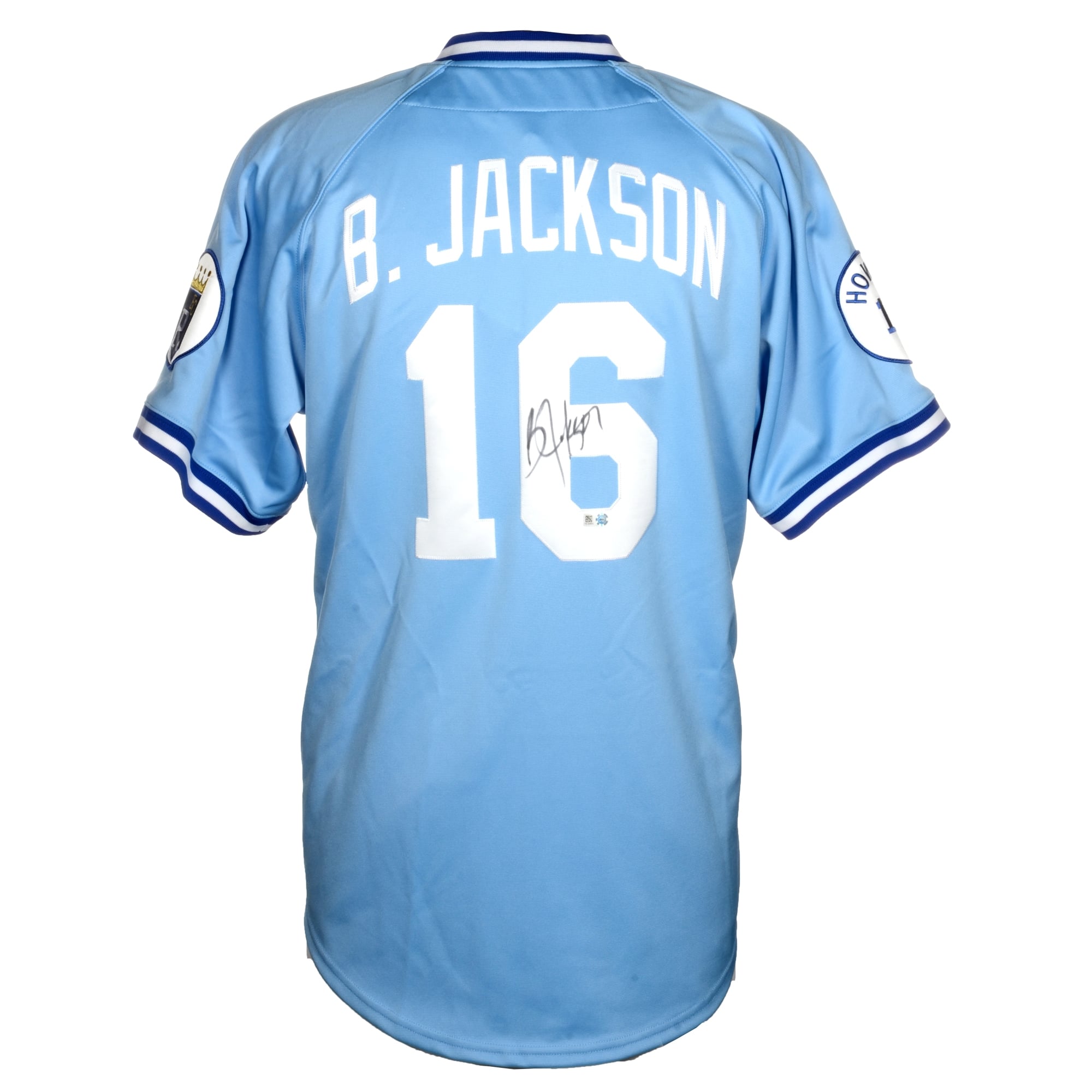 Bo Jackson Kansas City Royals Autographed Blue Mitchell & Ness Jersey