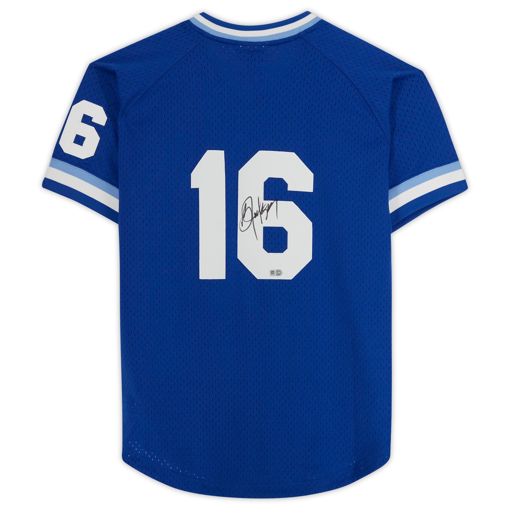 Bo Jackson Kansas City Royals Autographed Mitchell and Ness Blue Batting Practice Replica Jersey