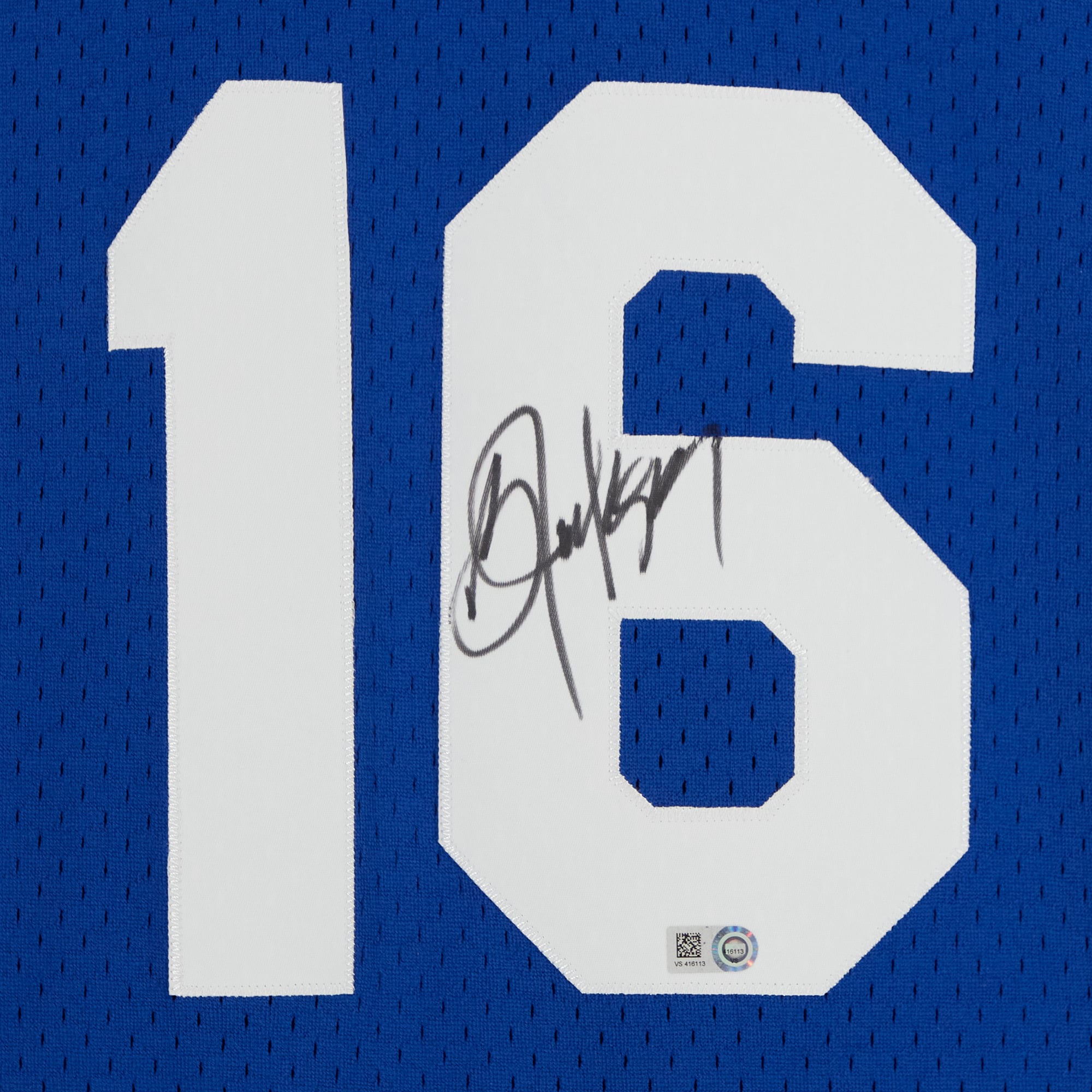 Bo Jackson Kansas City Royals Autographed Mitchell and Ness Blue Batting Practice Replica Jersey