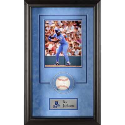 Bo Jackson Kansas City Royals Fanatics Authentic Framed Autographed Baseball Shadowbox