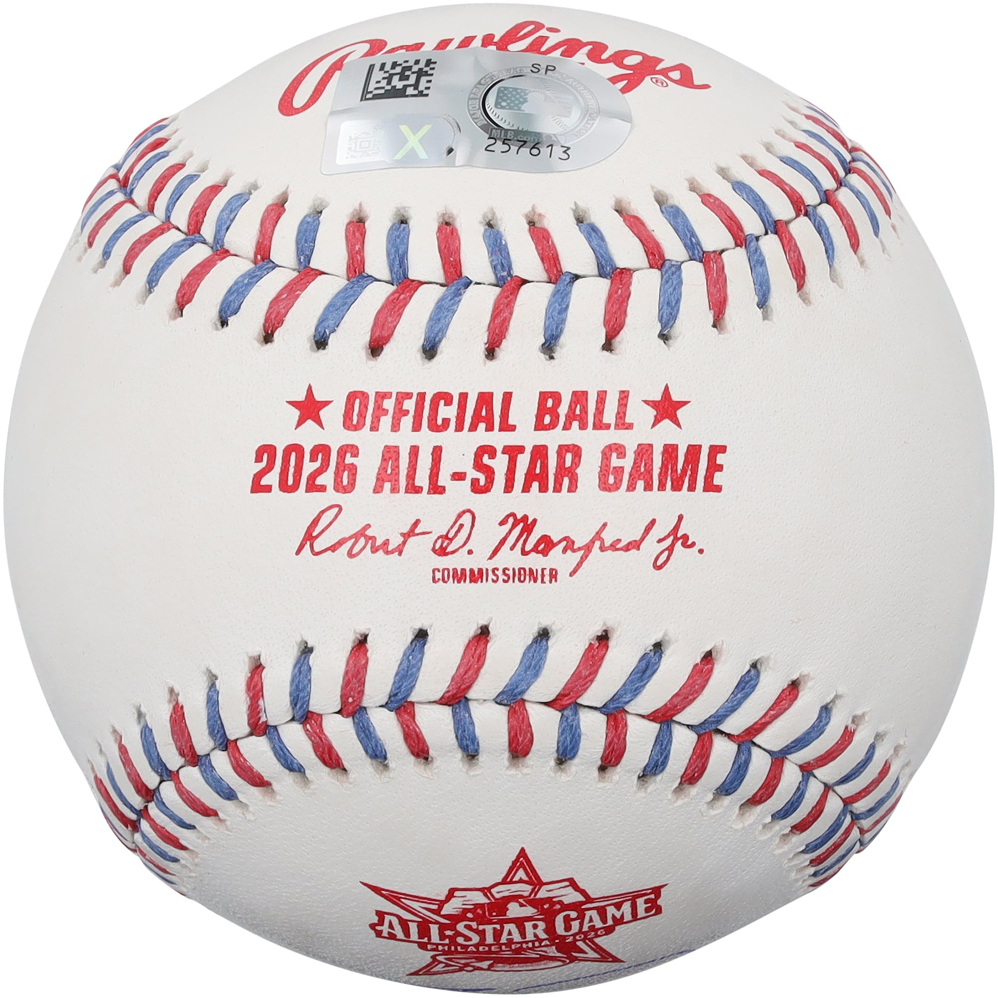 Balle de baseball autographiée par Bobby Witt Jr. des Royals de Kansas City, logo du match des étoiles de la MLB 2026