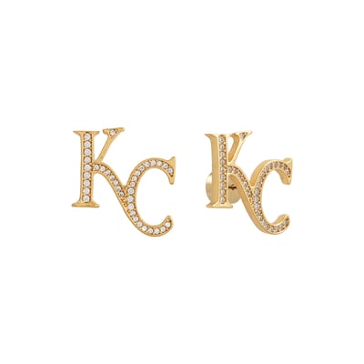 Kansas City Royals by Jill Martin Glam Day Post Back Earrings