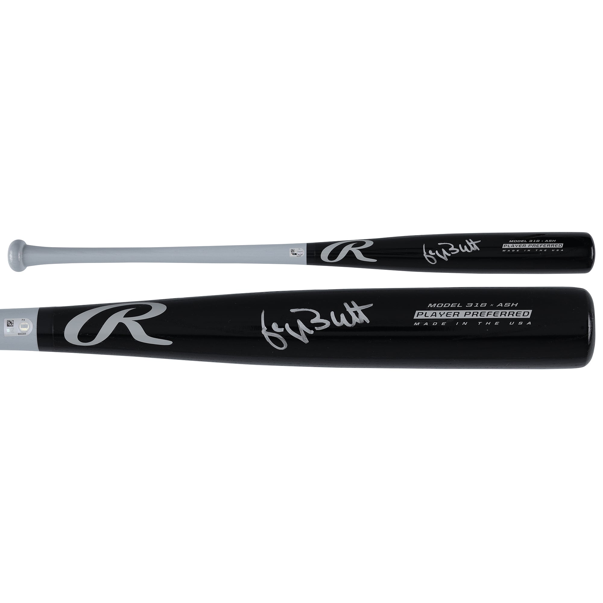 George Brett Kansas City Royals Autographed Black Rawlings Player Preferred Bat