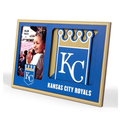 Kansas City Royals IDNA 3D Logo Series Picture Frame
