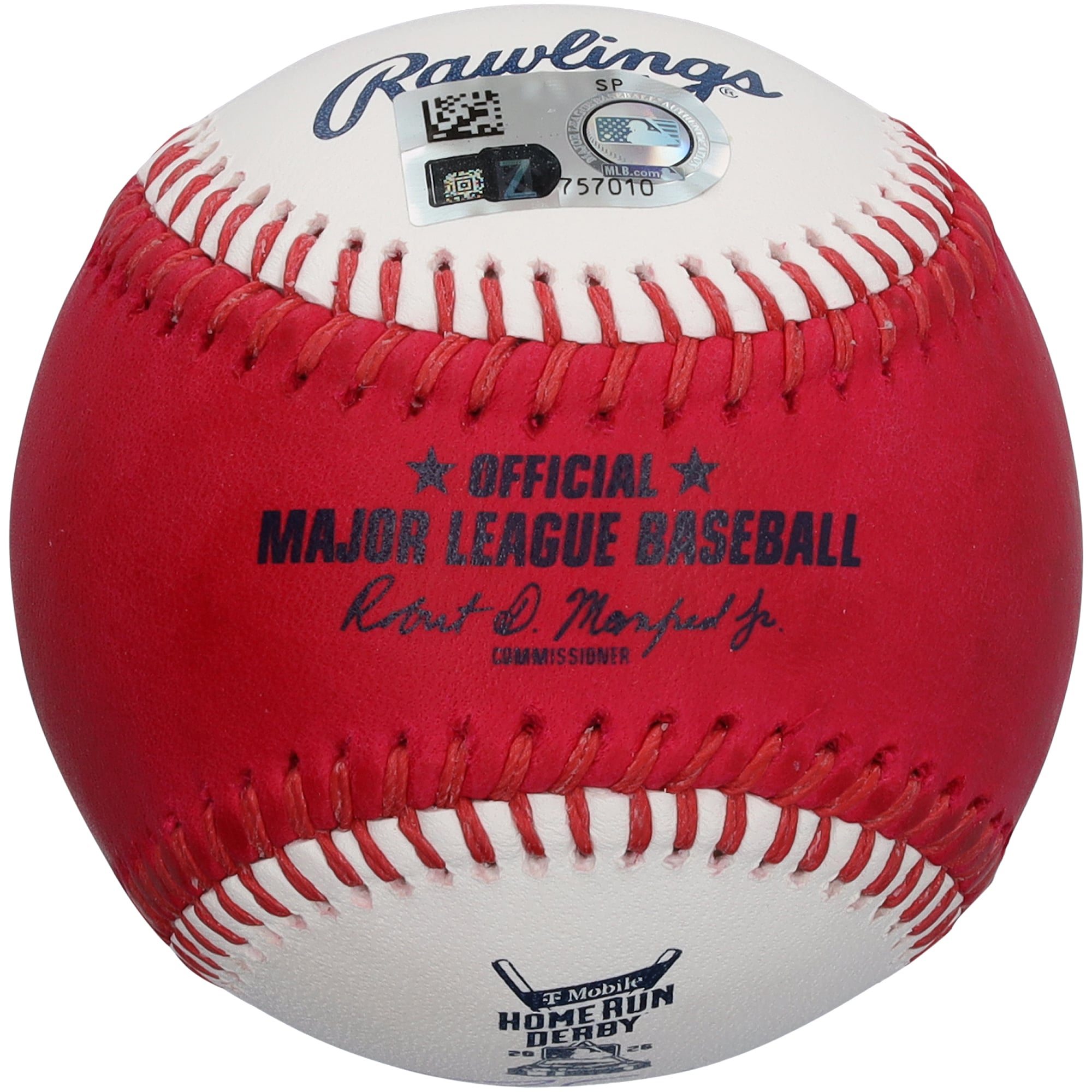 Balle de baseball Moneyball 2026 du Home Run Derby de la MLB, autographiée par Jac Caglianone des Royals de Kansas City