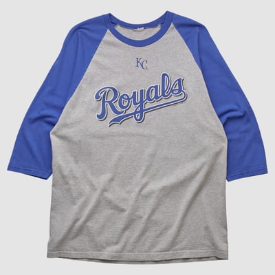 Kansas City Royals 2000s T-shirt - Heather Gray - L by Fanatics Real Vintage