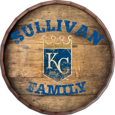 Kansas City Royals 24" Personalized Barrel Top