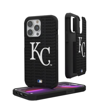 Kansas City Royals iPhone Text Backdrop Rugged Case
