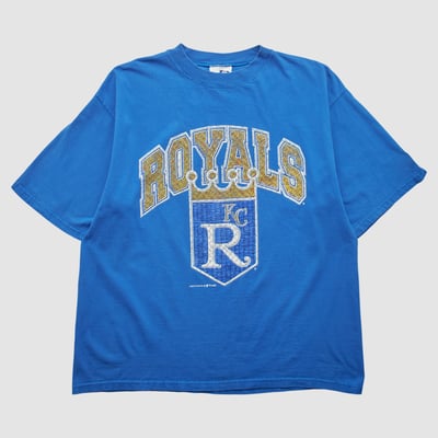 Kansas City Royals Logo Athletic 1999 T-shirt - Blue - 2XL by Fanatics Real Vintage