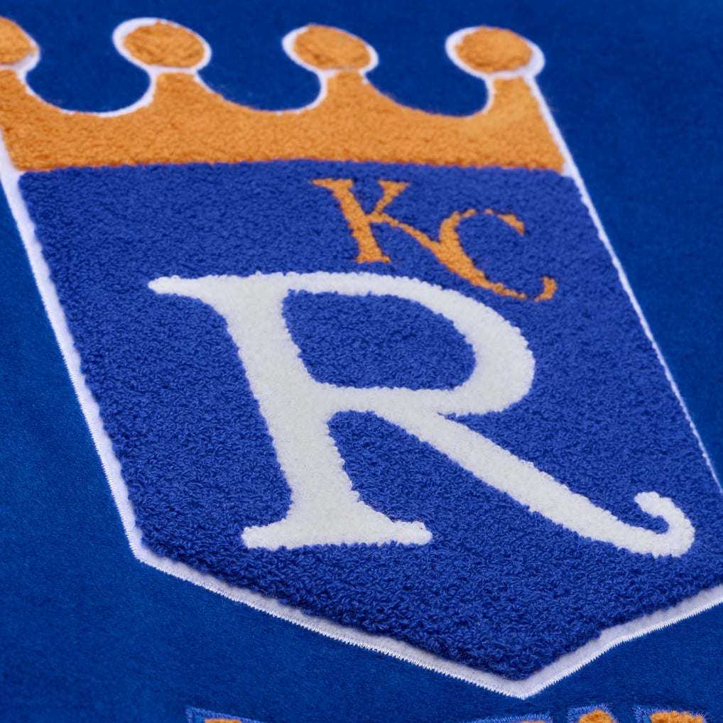 Kansas City Royals Royal/White Off Day Varsity Full-Snap Jacket