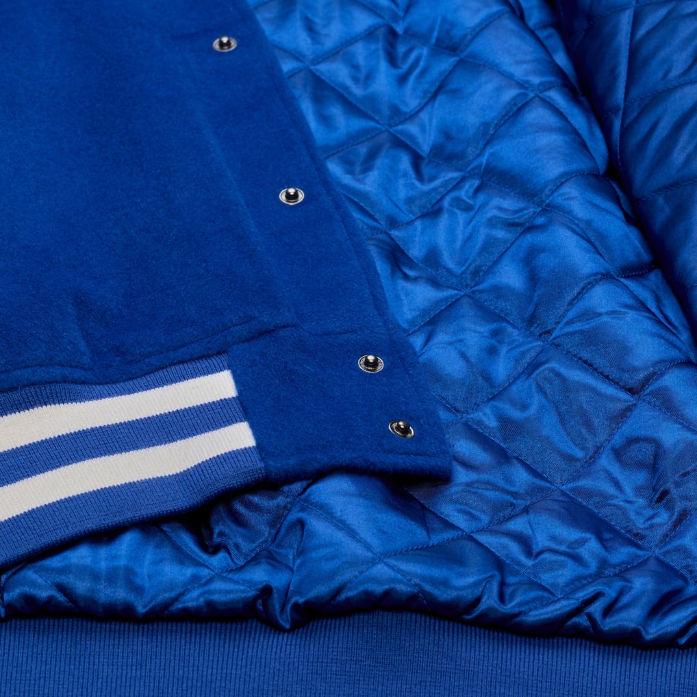 Kansas City Royals Royal/White Off Day Varsity Full-Snap Jacket