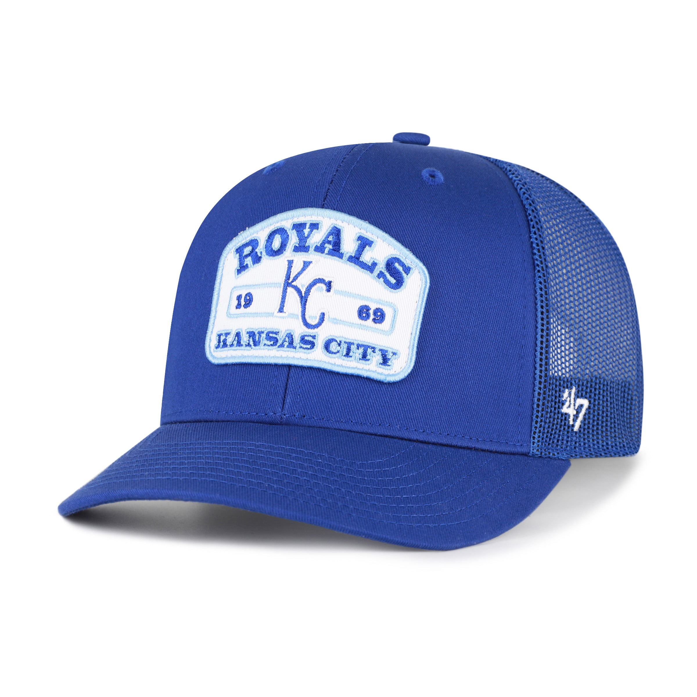 Men's '47 Royal Kansas City Royals Roadway Trucker Snapback Hat
