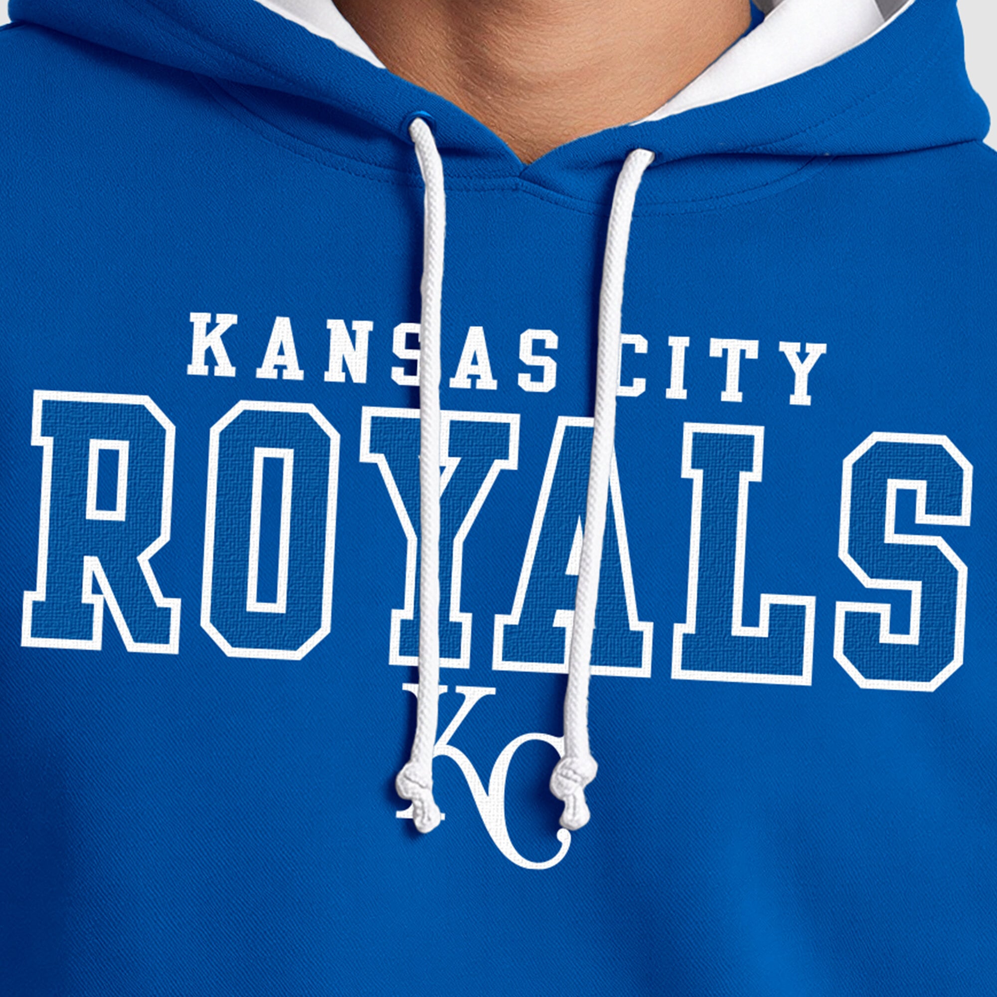 Men's Champion Royal Kansas City Royals Fleece Hoodie