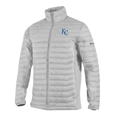 Kansas City Royals Columbia  Powder Pass Hybrid Full-Zip Jacket - Gray