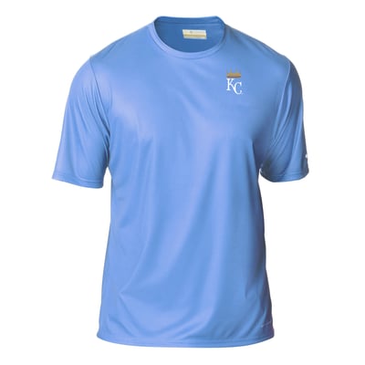 Kansas City Royals Columbia  Terminal Tackle Omni-Shade T-Shirt - Light Blue