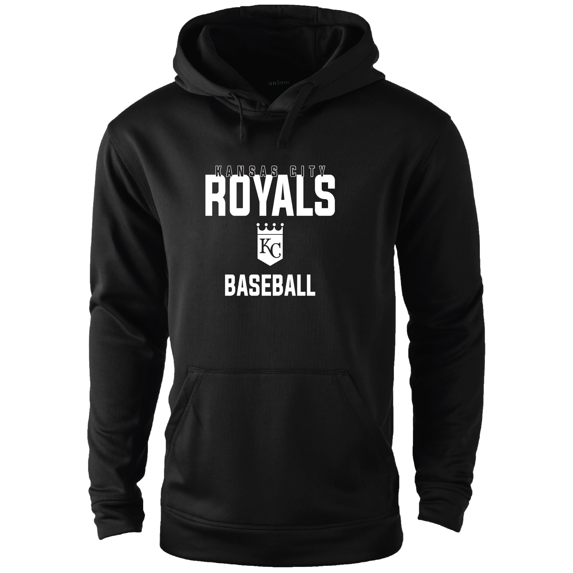 Men's Dunbrooke Black Kansas City Royals Champion Pullover Hoodie