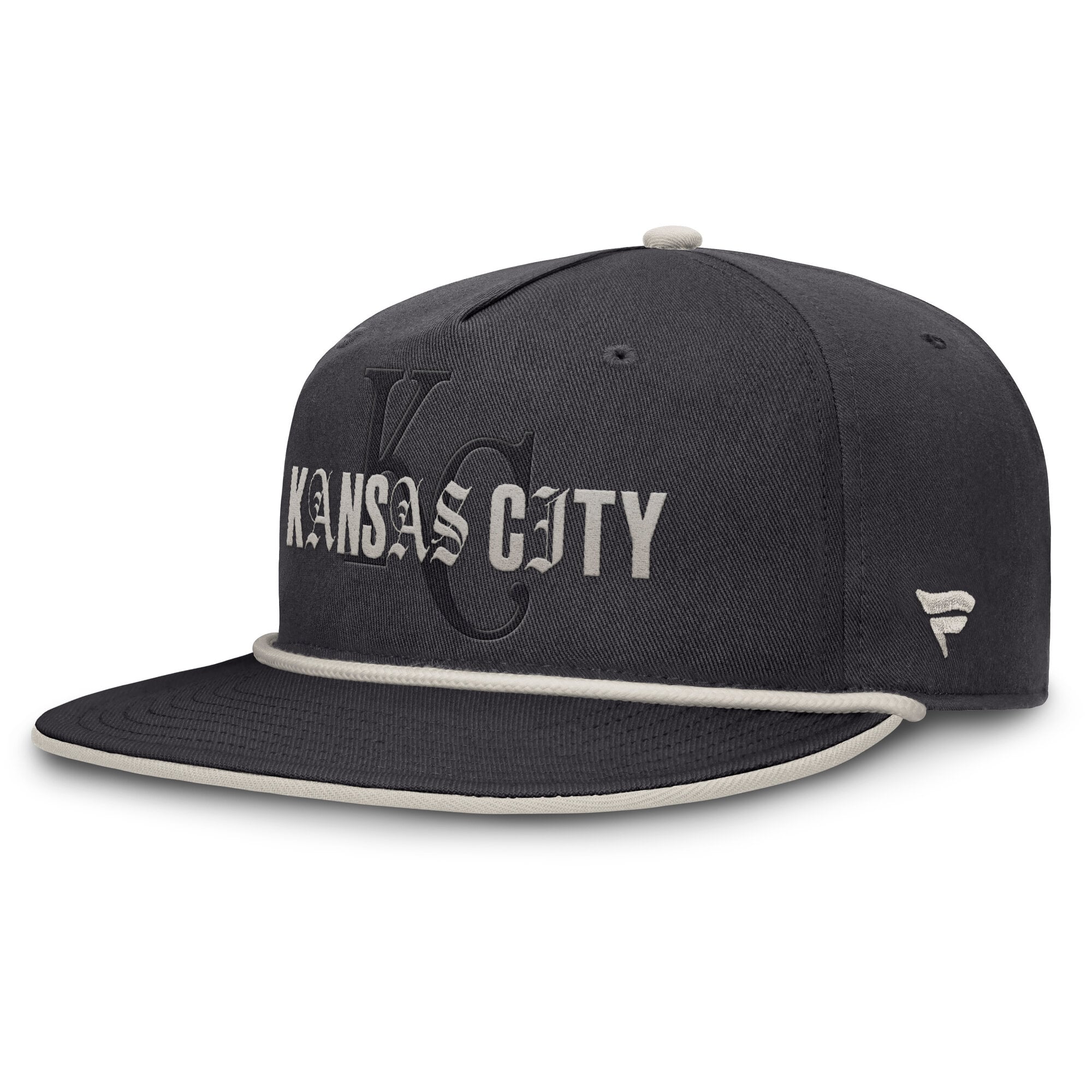 Men's Fanatics Graphite Kansas City Royals Gapper Snapback Hat