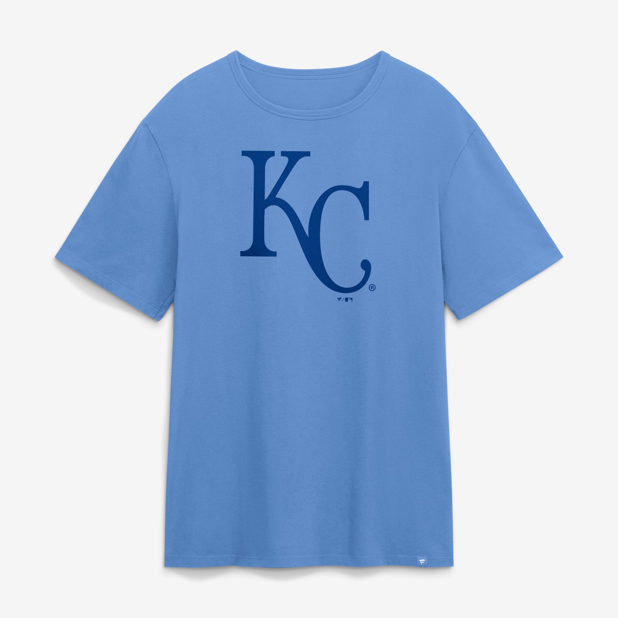 T-shirt Fanatics bleu clair pour homme, logo alternatif des Kansas City Royals, collection Legacy