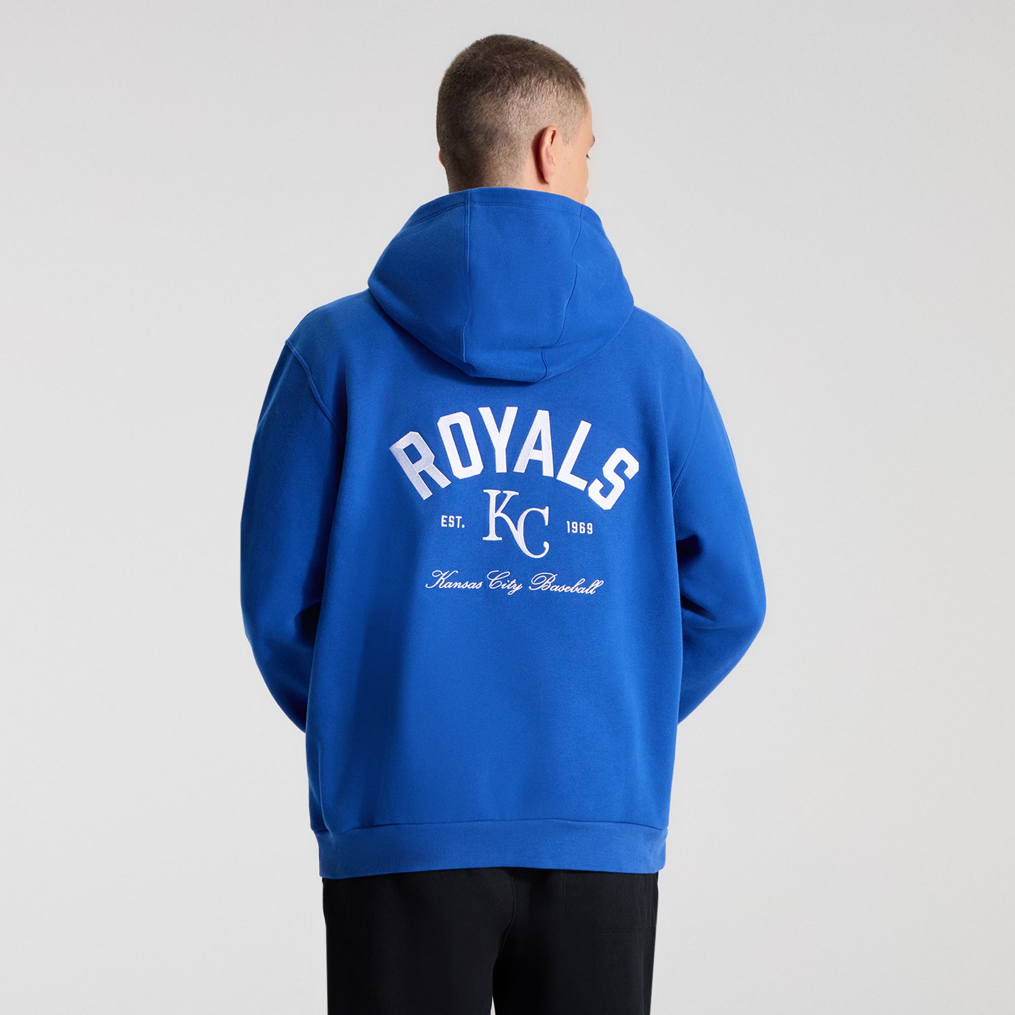 Sweat à capuche Steady State bleu cyber pour homme de lululemon Kansas City Royals
