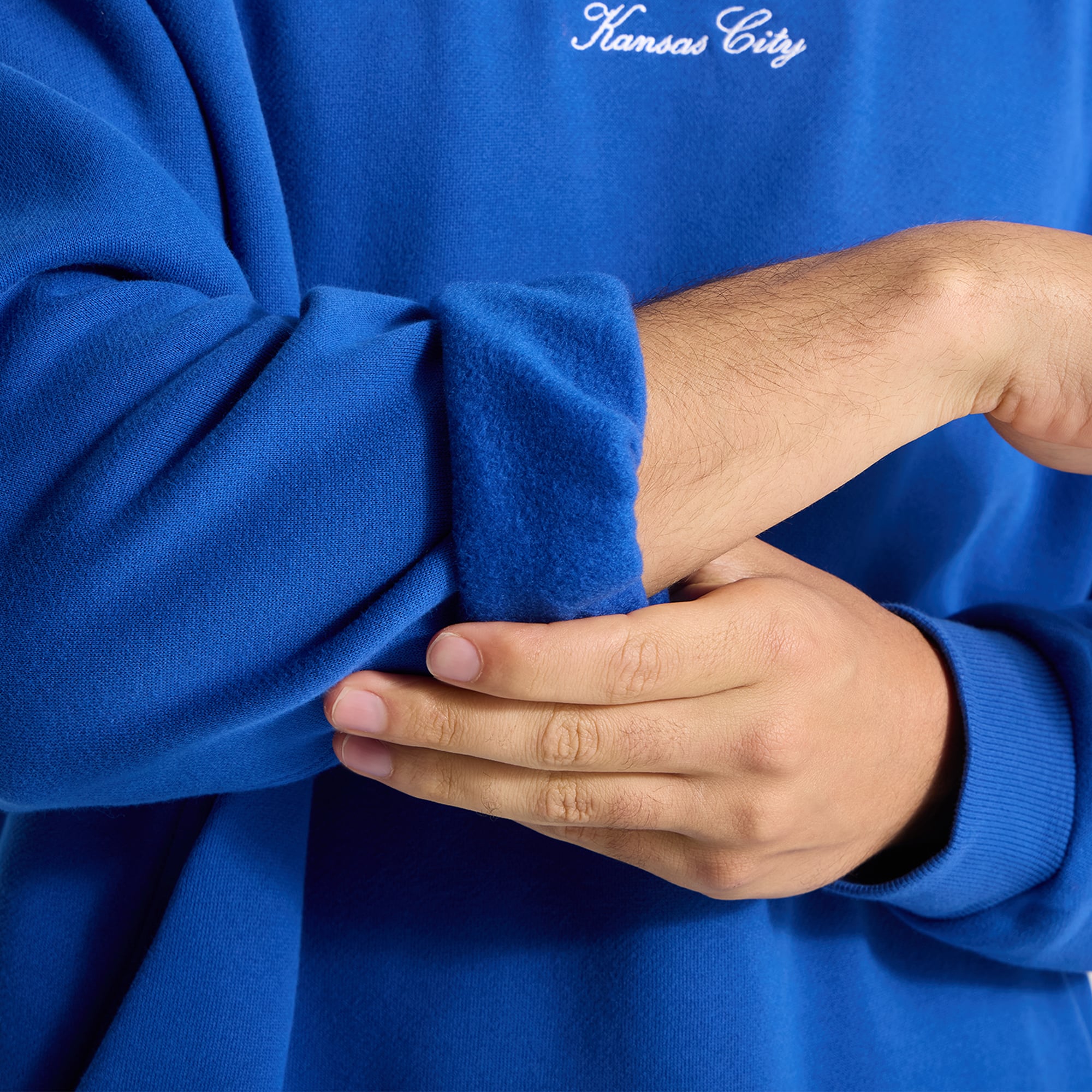 Sweat à capuche Steady State bleu cyber pour homme de lululemon Kansas City Royals