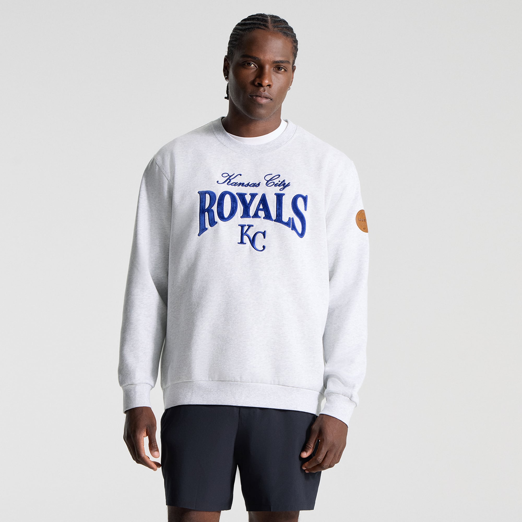 Sweat-shirt Steady State des Kansas City Royals, gris chiné ultra clair, pour homme de lululemon