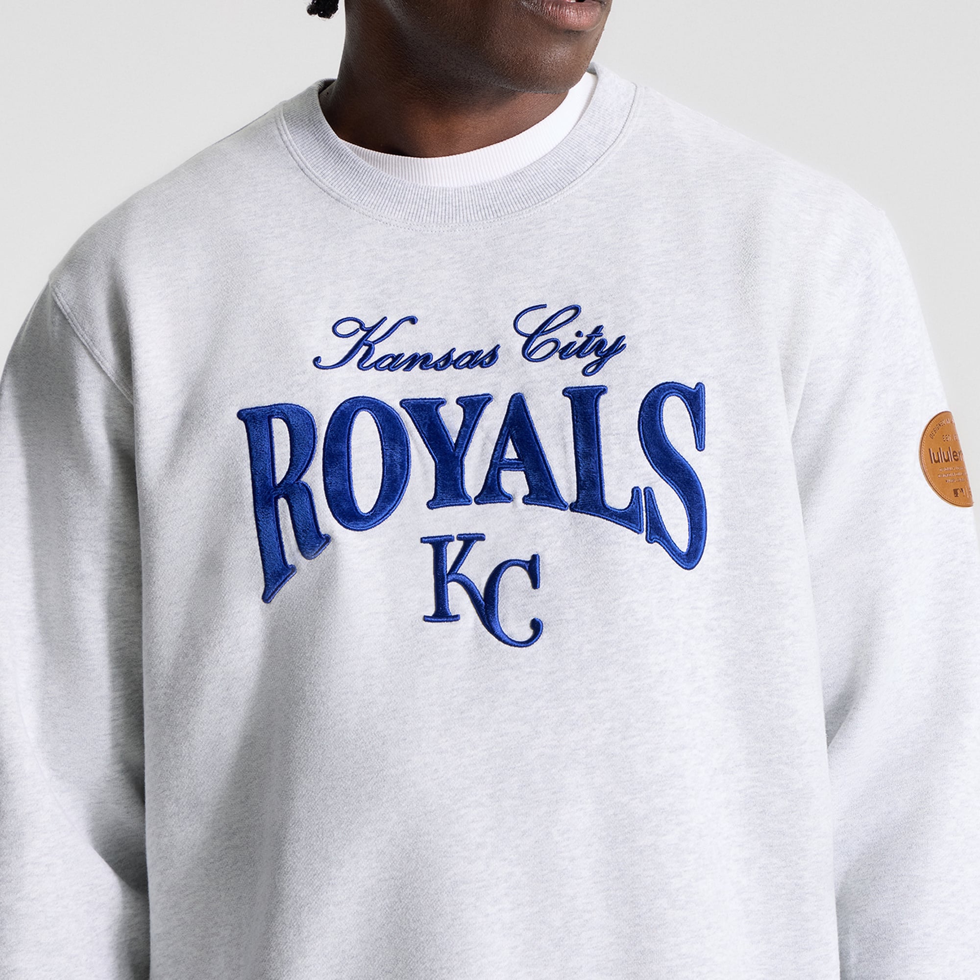 Sweat-shirt Steady State des Kansas City Royals, gris chiné ultra clair, pour homme de lululemon