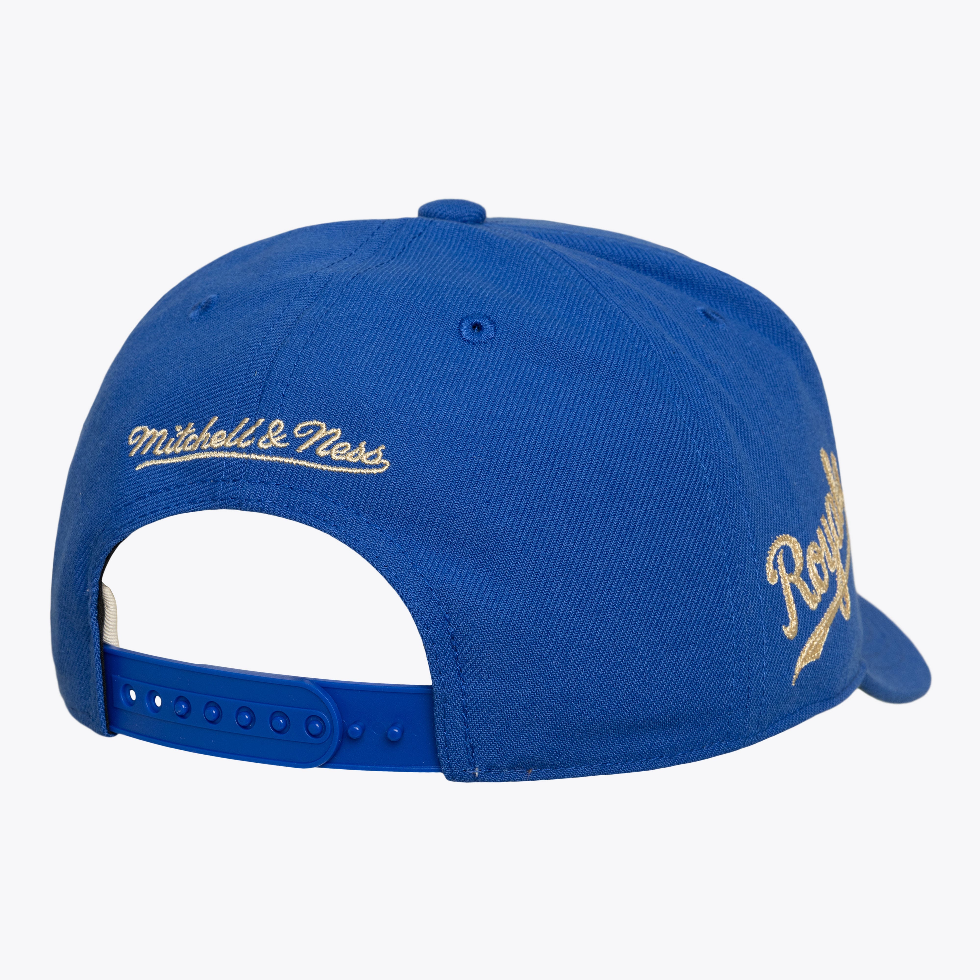 Men's Mitchell & Ness Royal Kansas City Royals Secondary Pop Pro Snapback Hat