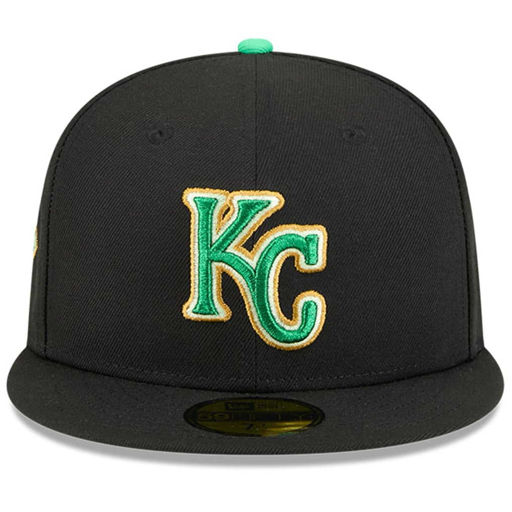 Kansas City Royals New Era 2026 St. Patrick's Day 59FIFTY Fitted Hat - Black