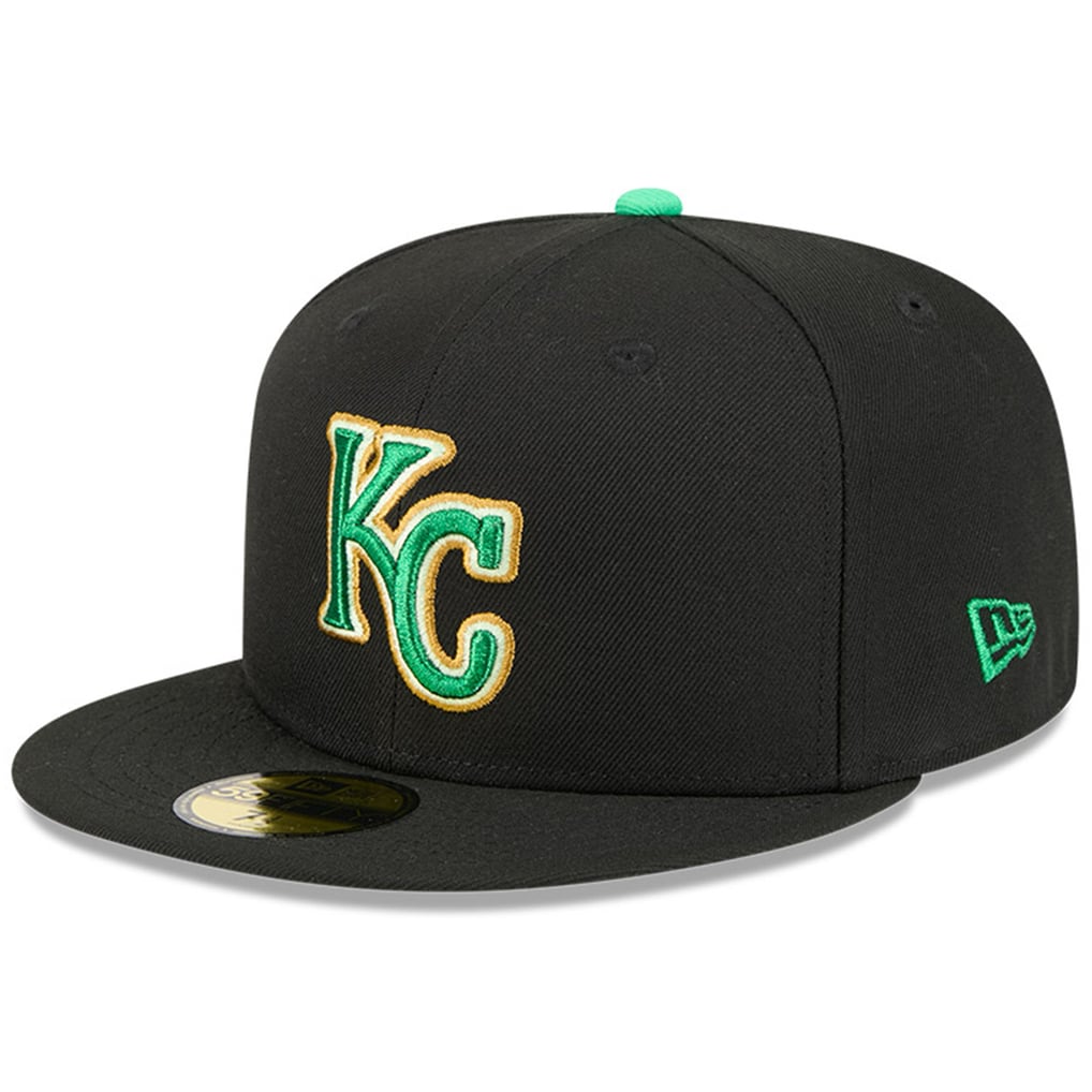 Kansas City Royals New Era 2026 St. Patrick's Day 59FIFTY Fitted Hat - Black
