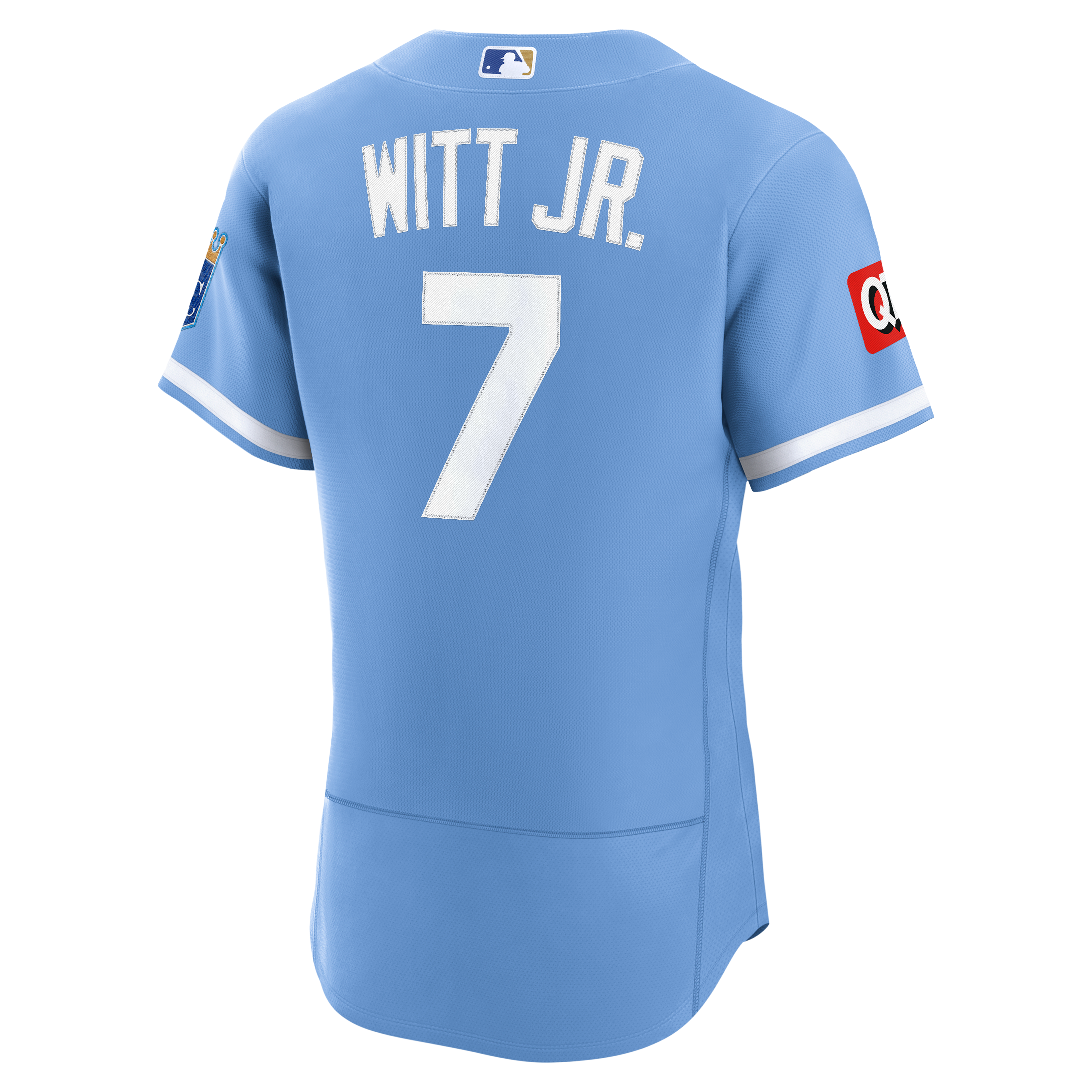 Men's Nike Bobby Witt Jr. White Kansas City Royals Home Authentic Sponsor Patch Jersey