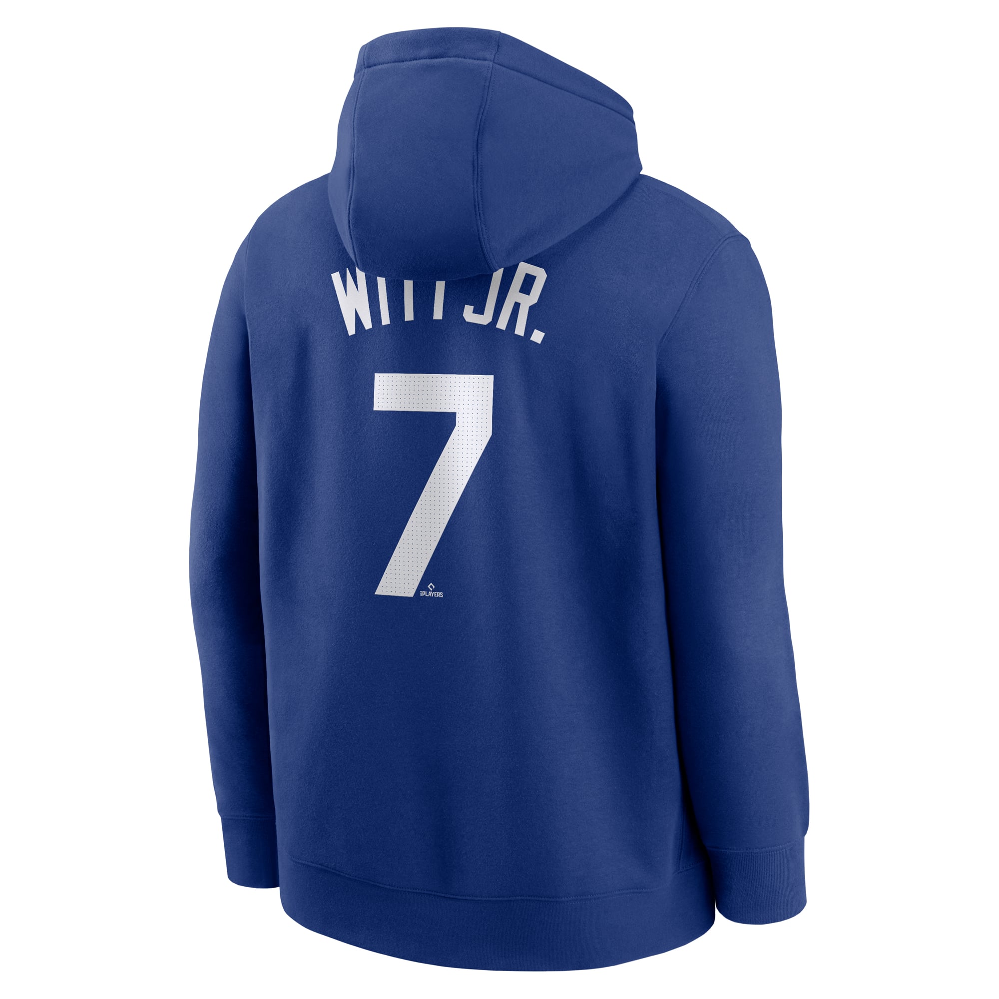 Men's Nike Bobby Witt Jr. Royal Kansas City Royals Player Name & Number Club Pullover Hoodie