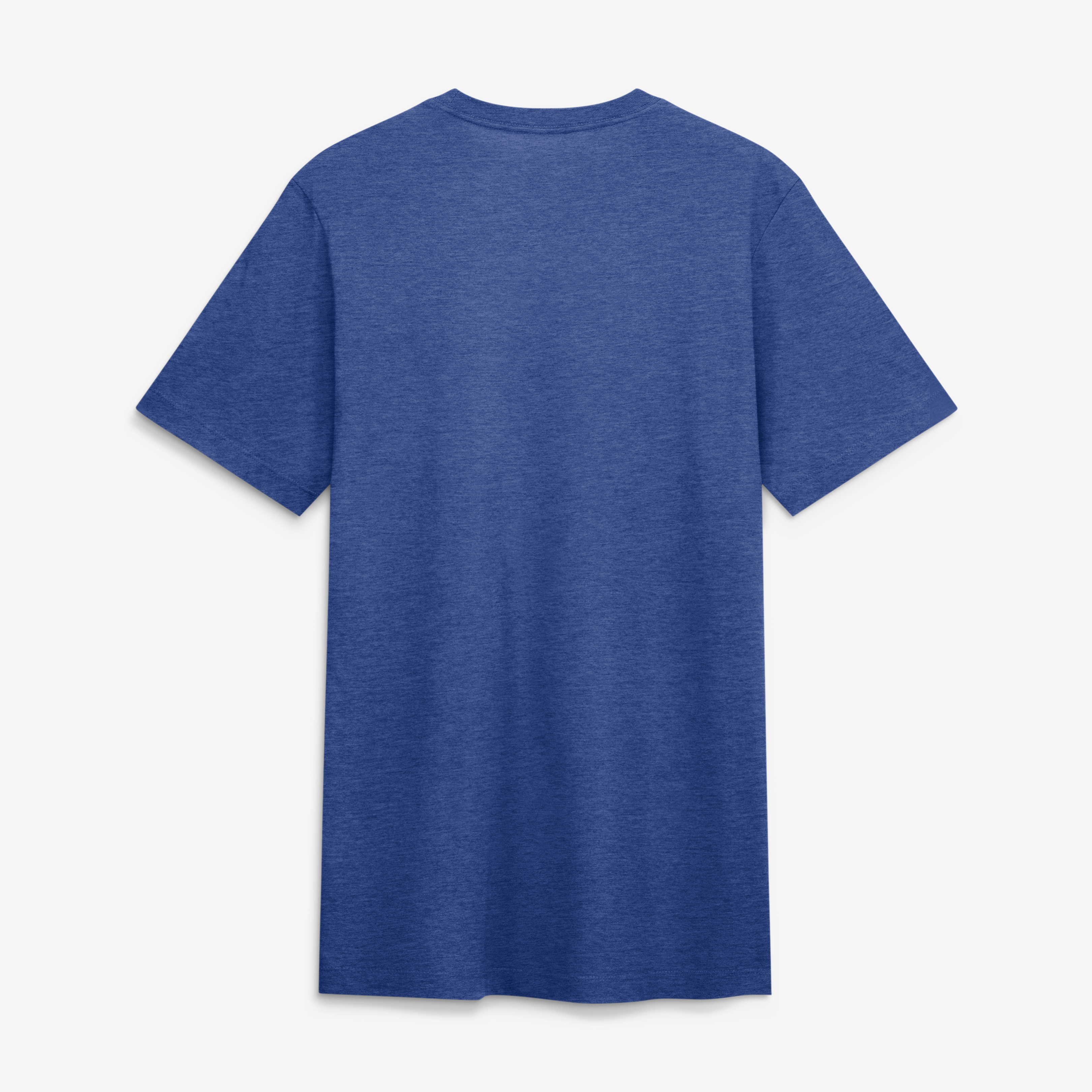 Men's Nike Heather Royal Kansas City Royals Cooperstown Logo Tri-Blend T-Shirt