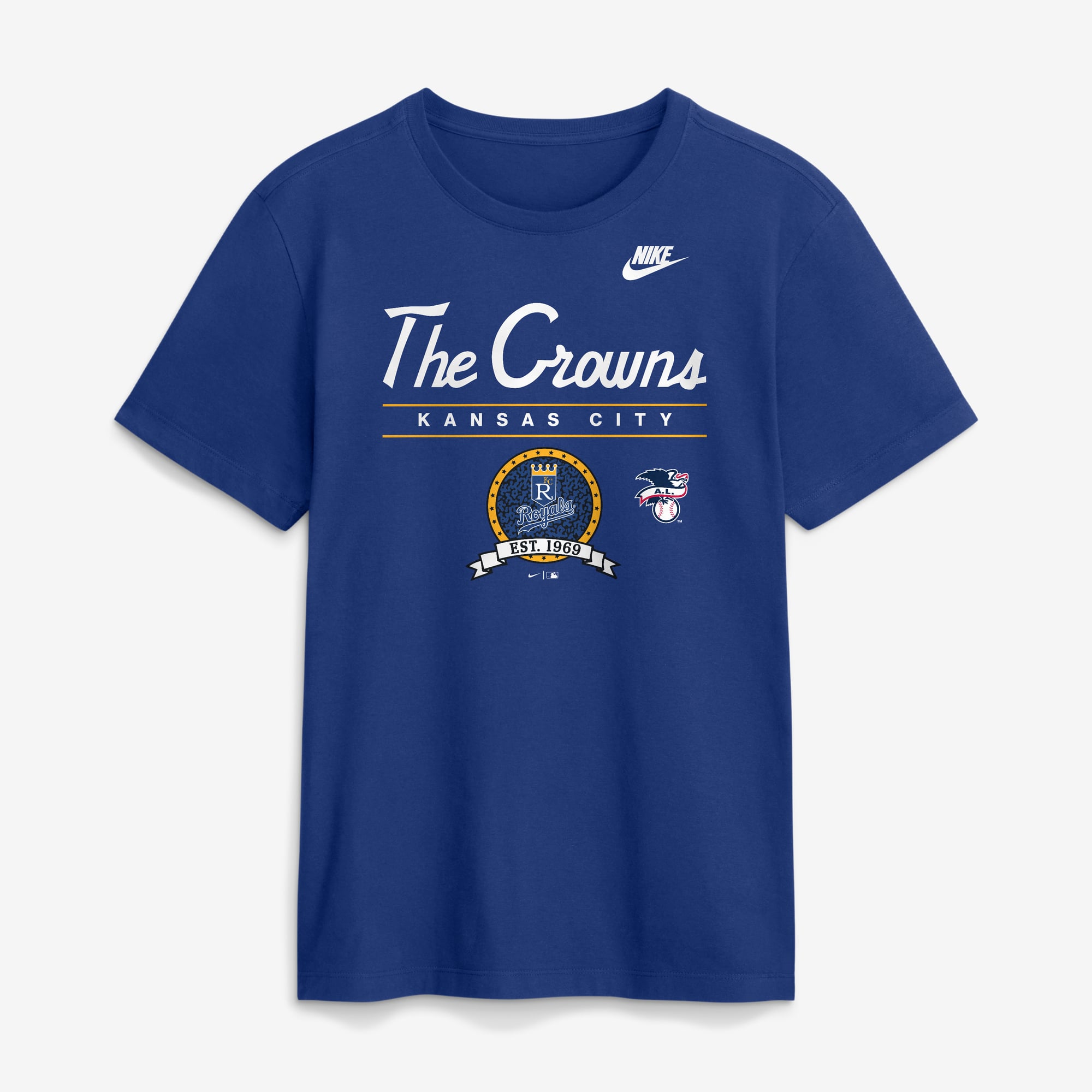 Men's Nike Royal Kansas City Royals Cooperstown Graphic T-Shirt