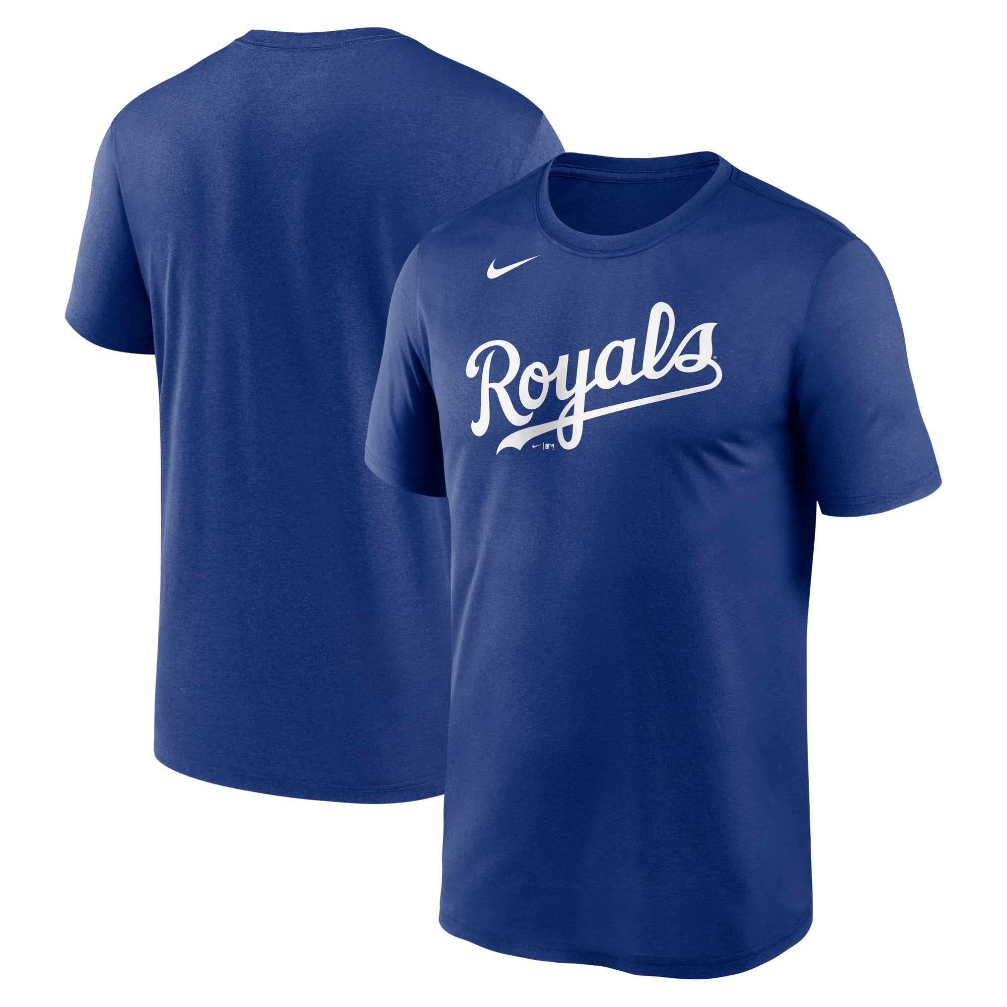 Men's Nike White Kansas City Royals New Legend Wordmark Dri-FIT T-Shirt