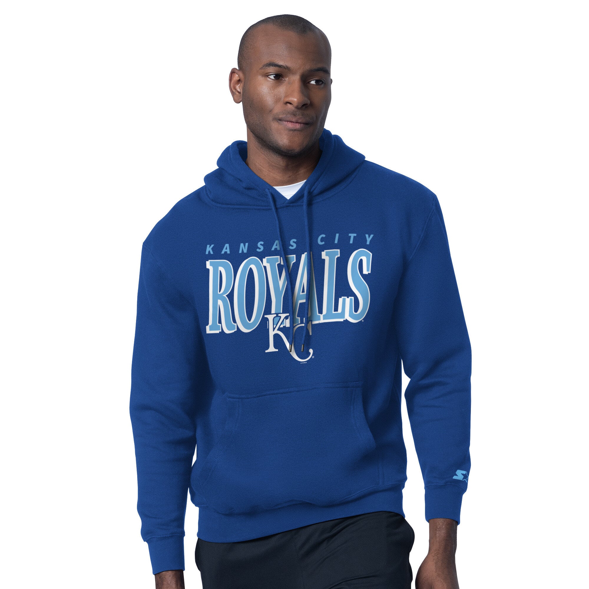 Pack sweat à capuche et t-shirt Starter Royal Kansas City Royals pour homme