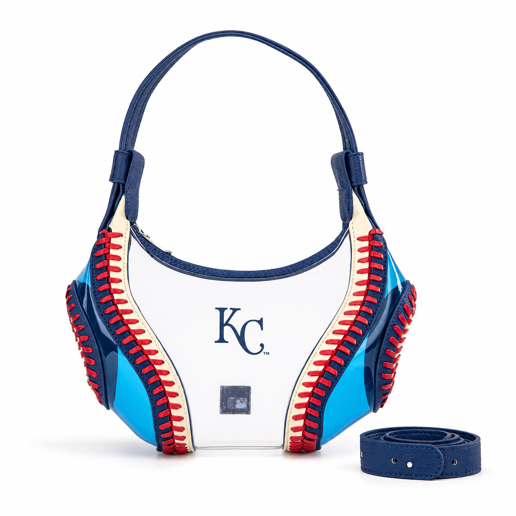Montana West Kansas City Royals Clear Slouchy Shoulder Bag
