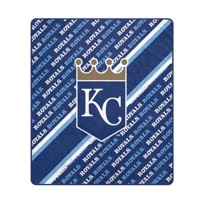 Kansas City Royals Pegasus 60" x 70" Diagonal Lined Wordmark Ultra Soft Blanket