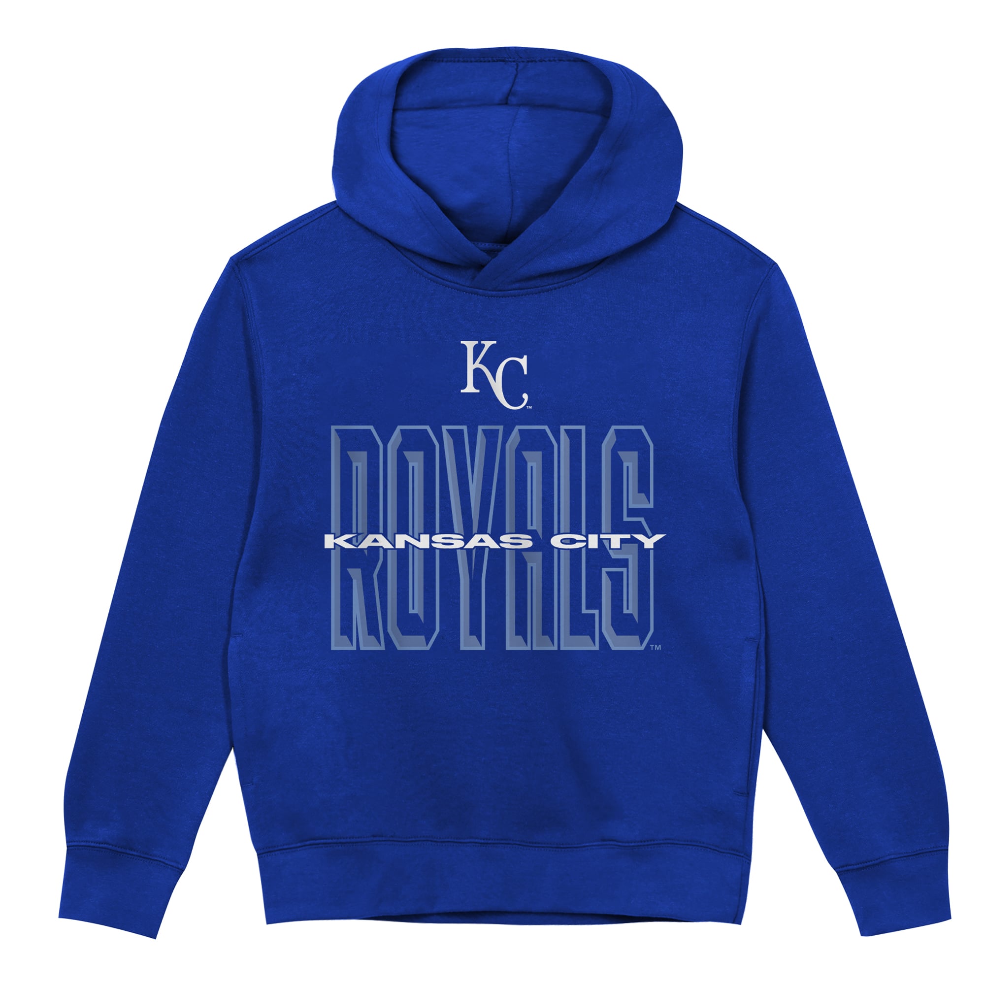 Sweat à capuche polaire Outerstuff Royal Kansas City Royals Field General pour enfants d'âge préscolaire