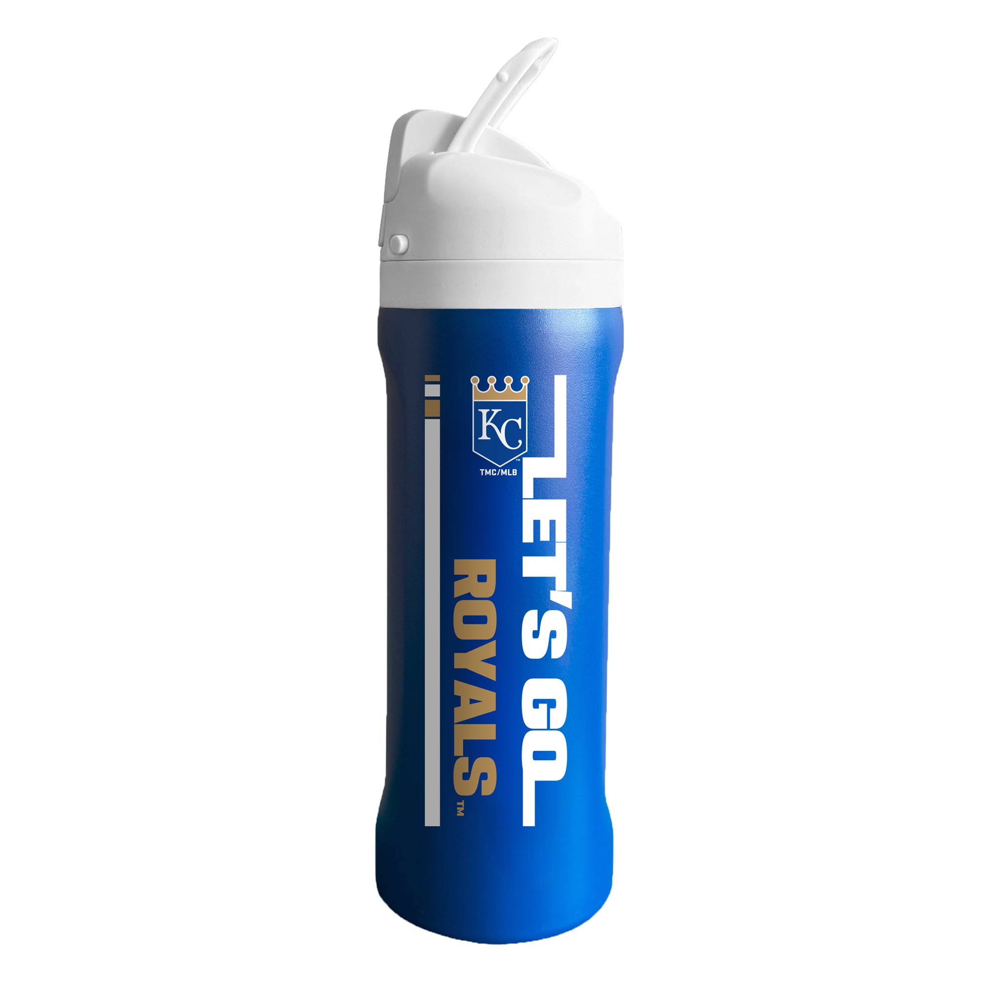 Gobelet isotherme en acier inoxydable de 710 ml (24 oz) aux couleurs de l'équipe Kansas City Royals, par The Memory Company