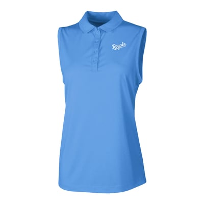 Kansas City Royals Columbia Women's  Ace Flair Sleeveless Tank Polo - Blue