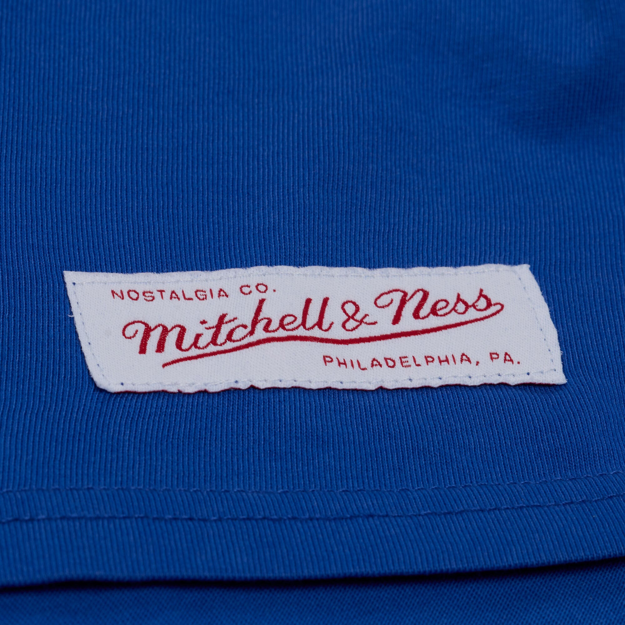 Women's Mitchell & Ness Royal Kansas City Royals Core Essentials Boxy Crop T-Shirt