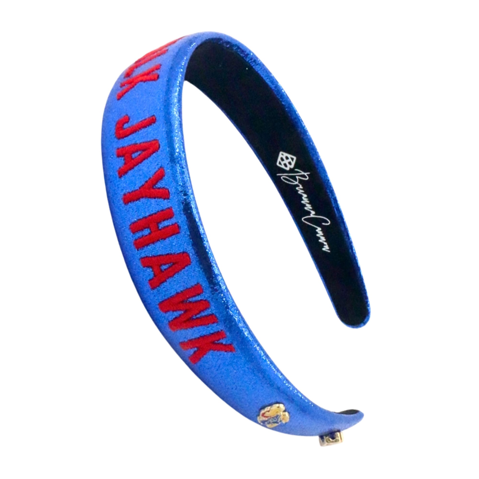 52 Brianna Cannon Women\'s Kansas Jayhawks Cross Stitch Headband Boomer Sooner Cross Stitch Headband - Adult Size - Balfour  main image 3
